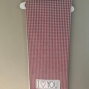 Rae Dunn I ❤️ YOU Table Runner 14” x 72”